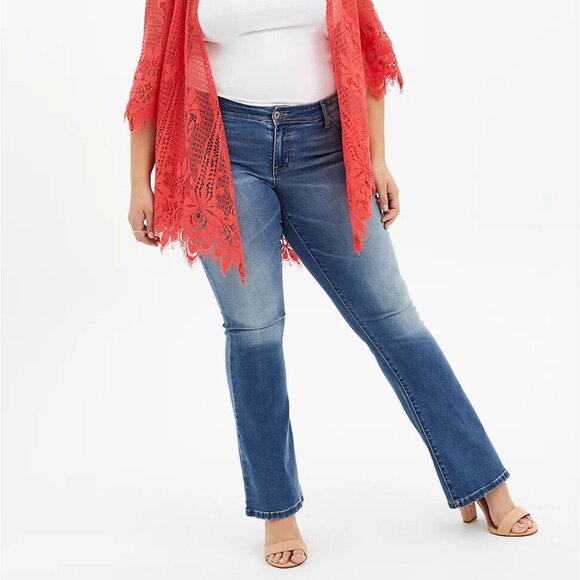 torrid Denim - NWT Torrid Luxe Slim Boot Jeans Light Wash Super Stretch Plus Size 26 H13549